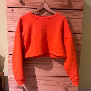 Reformation crop sweatshirt